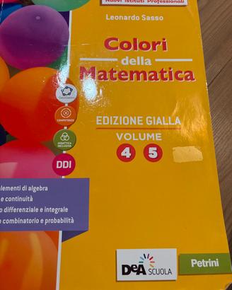 Colori della matematica ed Gialla vol 4 5