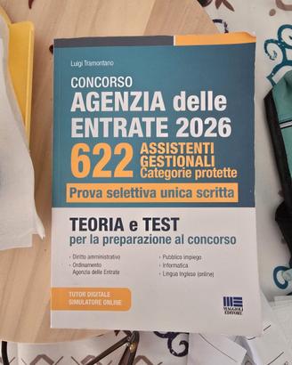 Libro Concorso Agenzia delle entrate 622 Assiste