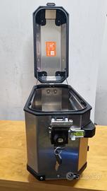 valigia moto in alluminio 37 litri sinistra