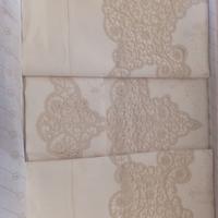 Lenzuola letto matrimoniale Pizzo di Cantù 