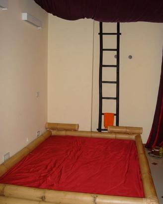 letto in bambù