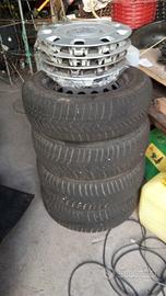 Gomme quattro stagioni + cerchi + copricerchi