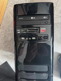 pc desktop middle tower AMD Ryzen