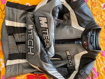 MTECH tuta divisibile in pelle