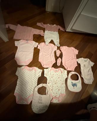 vestiti neonato 3 mesi e 1 mese