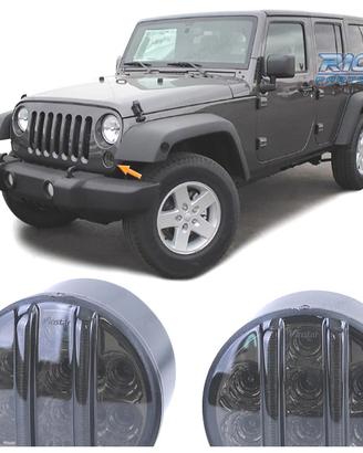 FRECCIE ANTERIORI PER JEEP WRANGLER JK 07- LED NER