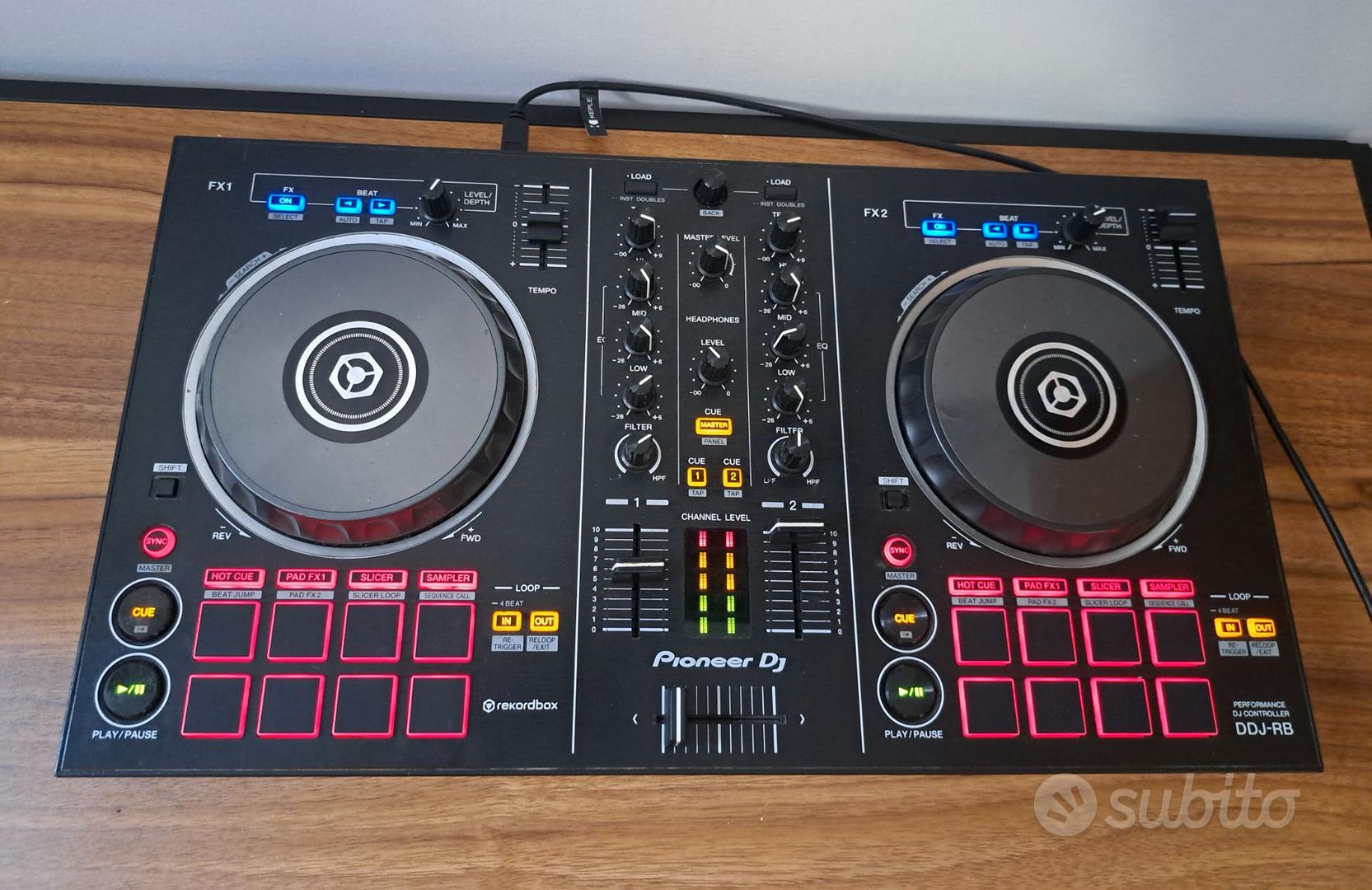 Pioneer DJ Controller DDJ-RB Rekordbox Funzionante - Audio/Video In ...