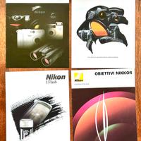 NIKON DEPLIANT FOTOCAMERE E ACCESSORI VARI