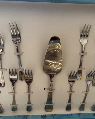 Set dolce inox più oro 34karati
