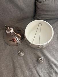 Set vintage secchiello porta ghiaccio