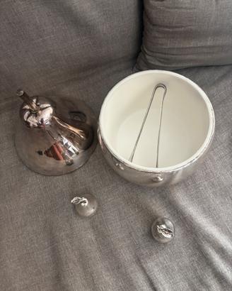 Set vintage secchiello porta ghiaccio