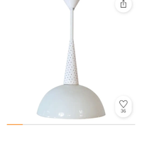 Lampadario vintage Holophane di Mathieu Matégot