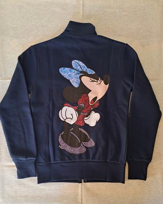 Felpa invernale con zip tg. M Disney