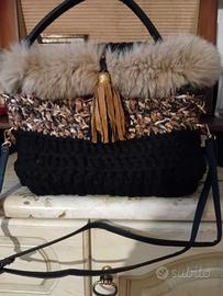 Borsa artigianale a mano/tracolla – stile inv