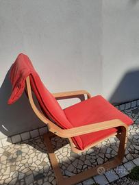 Sedia a dondolo ikea poang