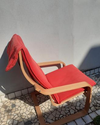 Sedia a dondolo ikea poang