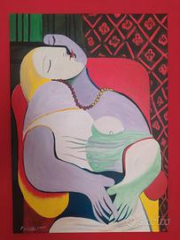 Quadro dipinto a mano IL SOGNO Picasso 70*50