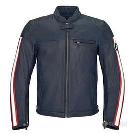 GIACCA BMW PELLE MOTO UOMO SCHWABING BLU TG M