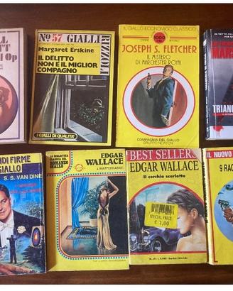 Lotto 68 libri gialli