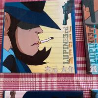 Lupin-  5 Quadri su tela