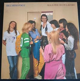 LP vinile riccardo Fogli " alla fine di un lavoro