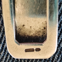 Fermasoldi Oro 750 e argento 925