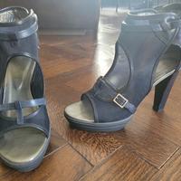 sandalo Hogan scamosciati bllu