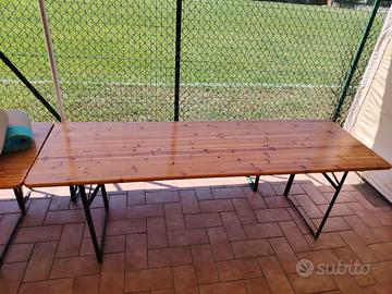 tavoli e panchine per giardini e dehor