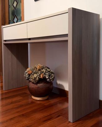 Consolle moderna design con cassetti removibili