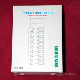 HUB USB 3.0 con alimentatore 5A