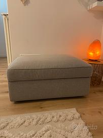 Pouf poggiapiedi contenitore Kivik