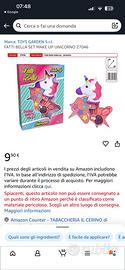 Toys FATTI BELLA SET MAKE UP UNICORNO