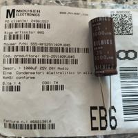 Elna Silmic II 1000uF/25V Condensatore