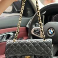 Borsa  CF media in pelle martellata classica