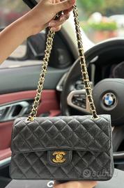 Borsa  CF media in pelle martellata classica