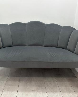 Divanetto Grigio (Conchiglia/Glamour)  132x66x80cm