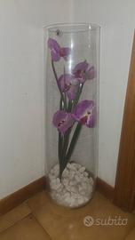 vaso in vetro ornamento per la casa 