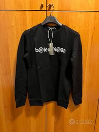 T-SHIRT BALENCIAGA NERA MANICHE LUNGHE TAGLIA M