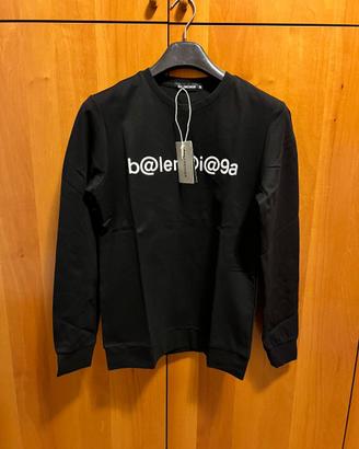 T-SHIRT BALENCIAGA NERA MANICHE LUNGHE TAGLIA M