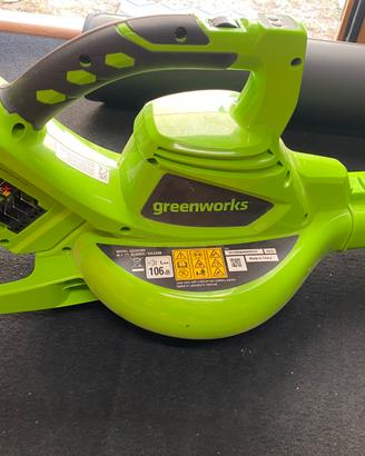 Greenworks Soffiatore/Aspirafoglie (24+24V)