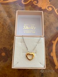 Collana a forma di cuore in argento