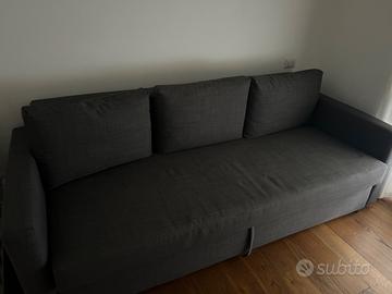 Divano letto IKEA FRIHETEN 3 posti – grigio scuro