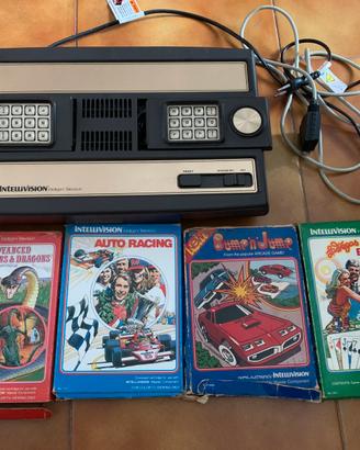 Intellivision PAL con modifica SCART e 4 giochi