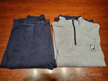 Tuta blu e grigia, taglia XL, da 79 a 15 €