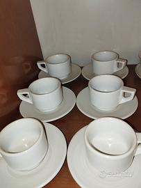 Servizio da caffè in porcellana marca ACF