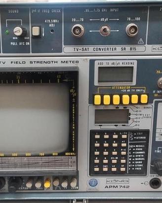 Analizzatore segnale TV analogico e satellitare