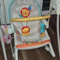 dondolo musicale  fisher price + sediolina 