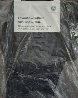 Tappetini originali VW Polo VII in gomma - NUOVI