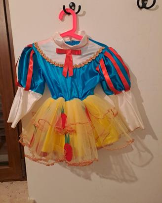 costume di carnevale da Biancaneve età 2 anni