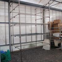 Scaffalatura componibile in acciaio inox